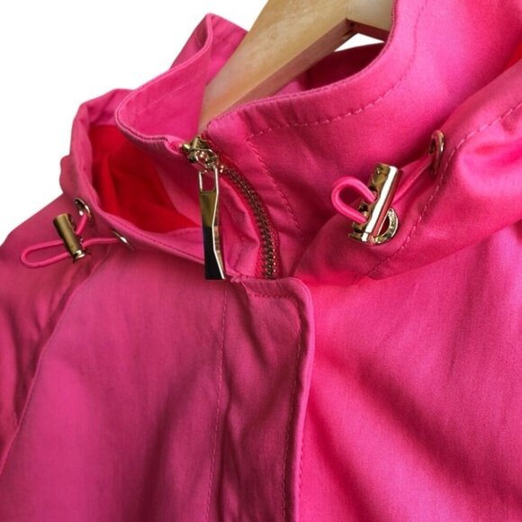 Kate Spade Pink Women's Raincoat Jacket XS Bow - Picture 6 of 14